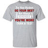 Try Your Hardest Do Your Best Matching Buffalo Teacher T-Shirt & Hoodie | Teecentury.com