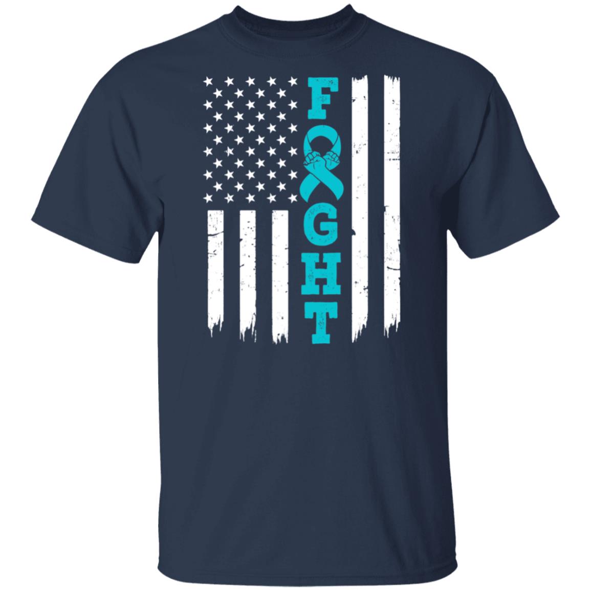 Dysautonomia Awareness American Flag Distressed T-Shirt & Hoodie | Teecentury.com
