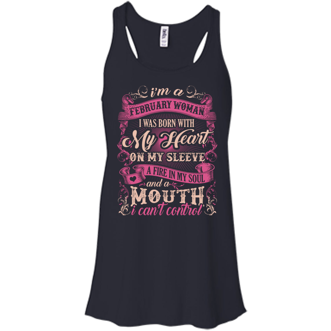 I Am A February Woman I Was Born With My Heart On My Sleeve T-Shirt & Hoodie | Teecentury.com
