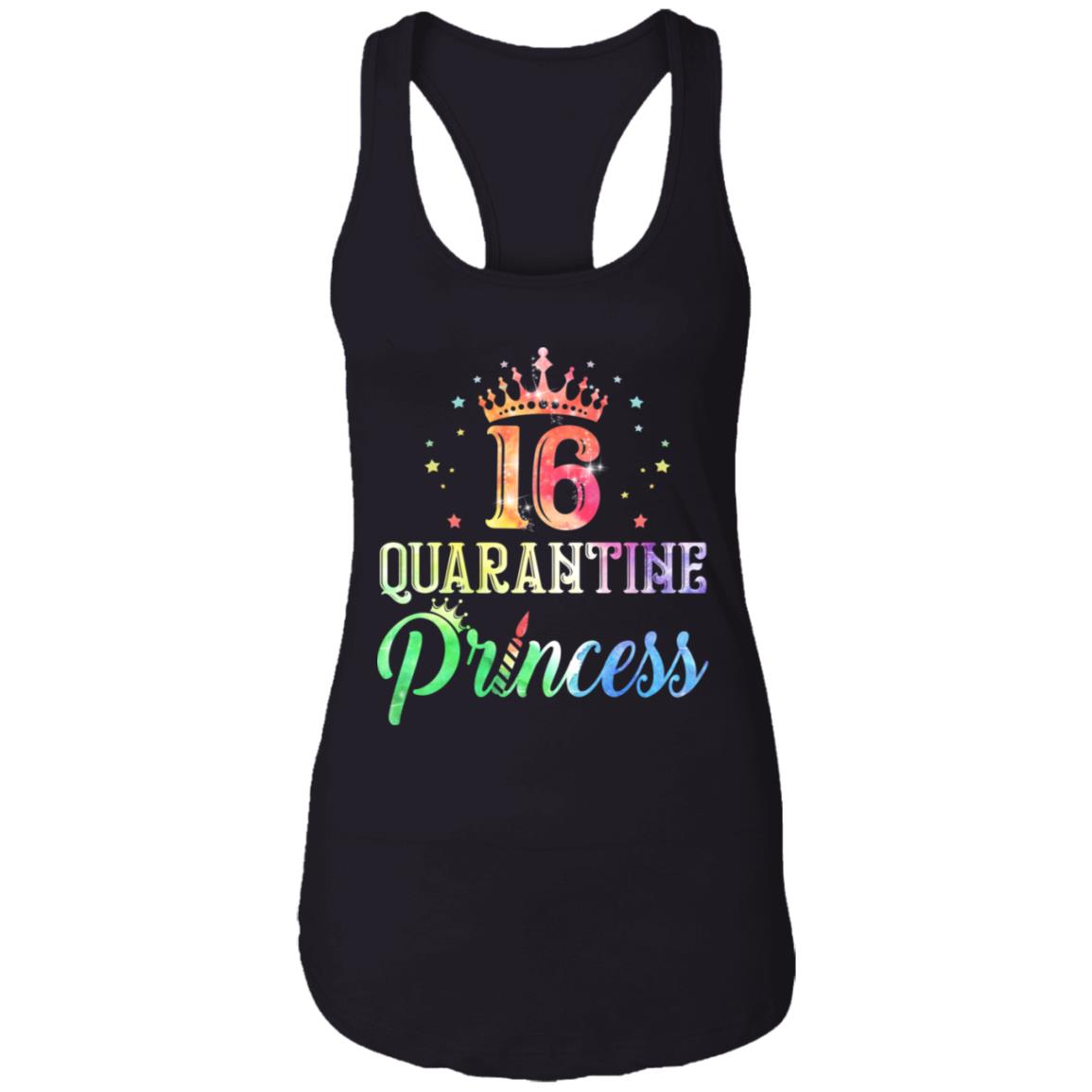 16 Quarantine Princess Happy Birthday T-Shirt & Tank Top | Teecentury.com