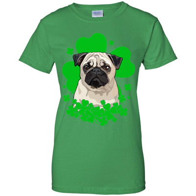 Pug St. Patrick's Day Clovers T-Shirt & Hoodie | Teecentury.com