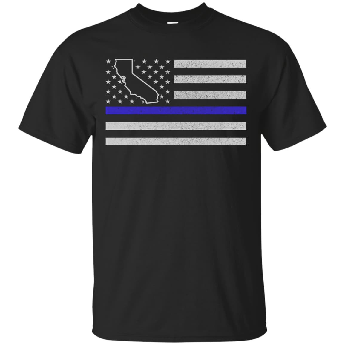 California Thin Blue Line Police State T-Shirt & Hoodie | Teecentury.com