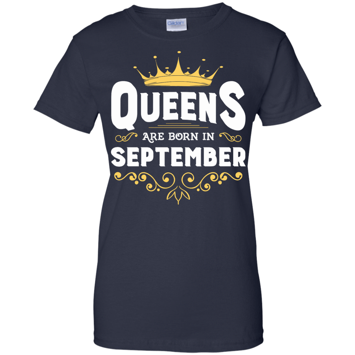 Queens Are Born In September T-Shirt & Hoodie | Teecentury.com