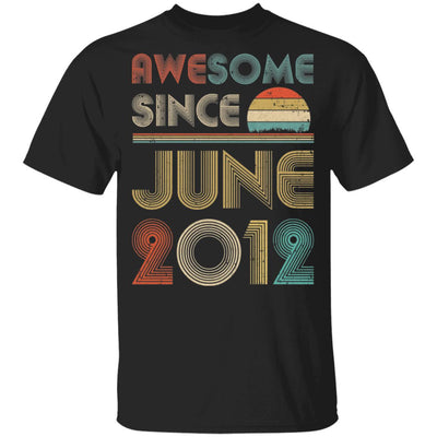 Awesome Since June 2012 Vintage 10th Birthday Gifts Youth Youth Shirt | Teecentury.com
