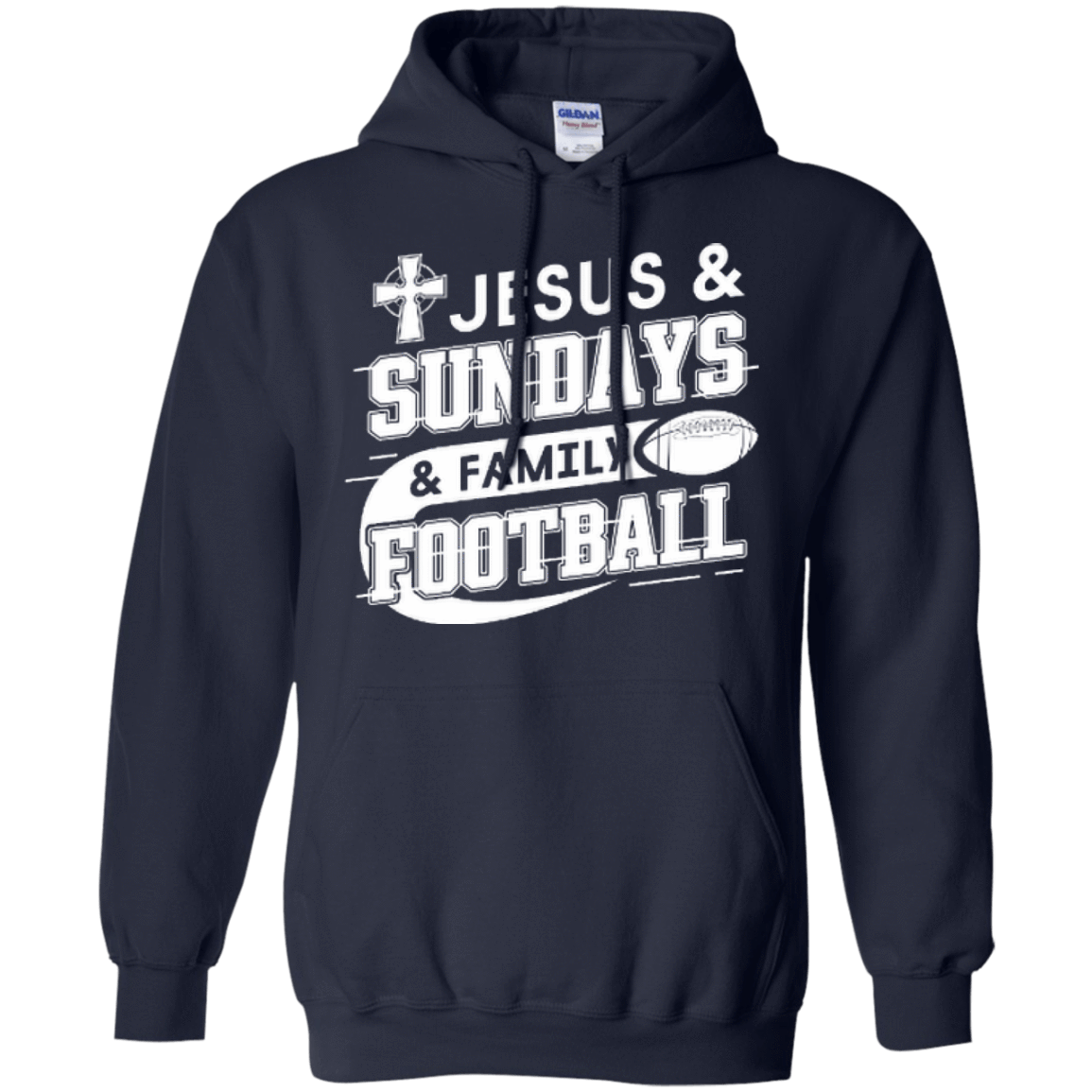 Jesus Sundays Family Football T-Shirt & Hoodie | Teecentury.com