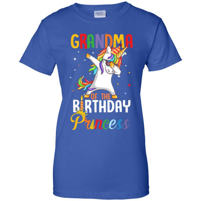 Grandma Of The Birthday Girl Dabbing Unicorn Party T-Shirt & Hoodie | Teecentury.com