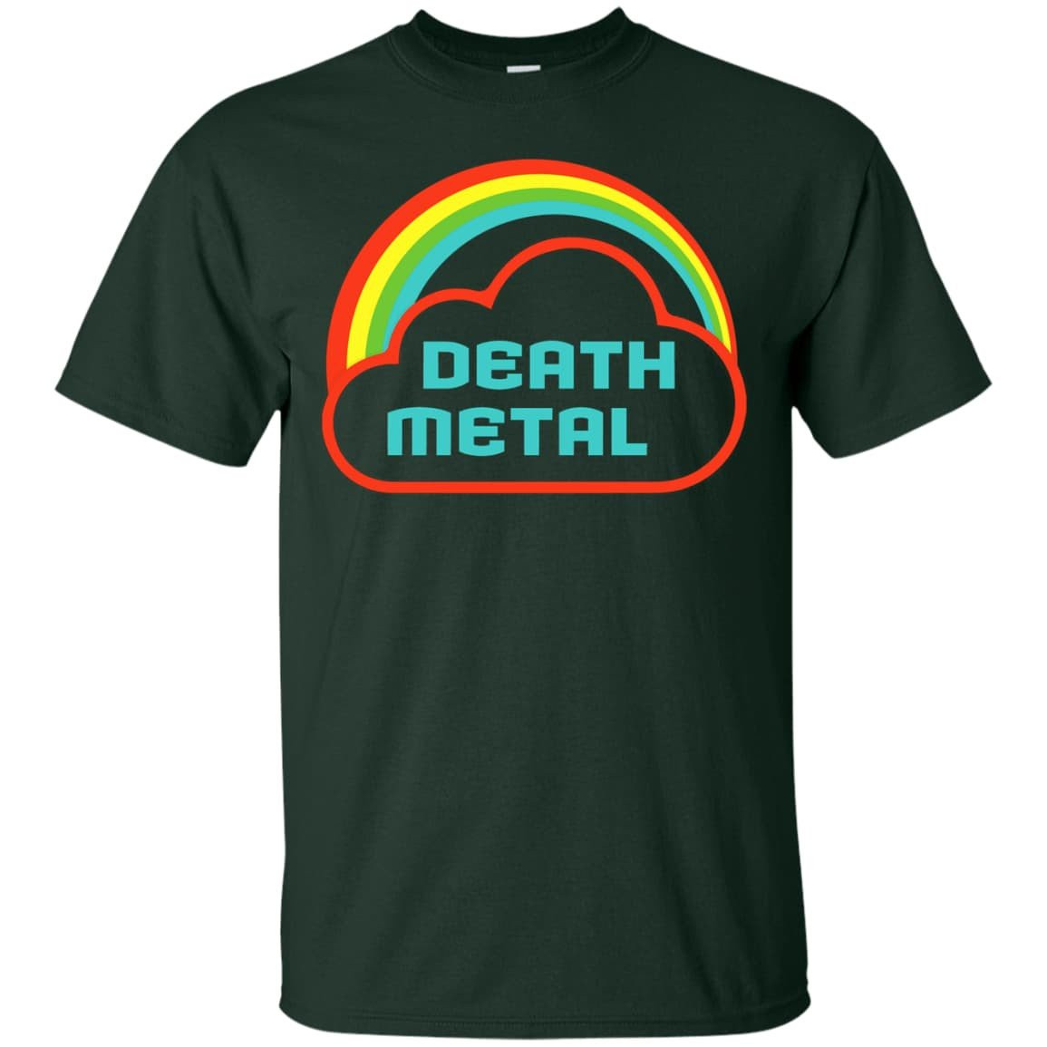Death Metal Rainbow Rocker T-Shirt & Hoodie | Teecentury.com