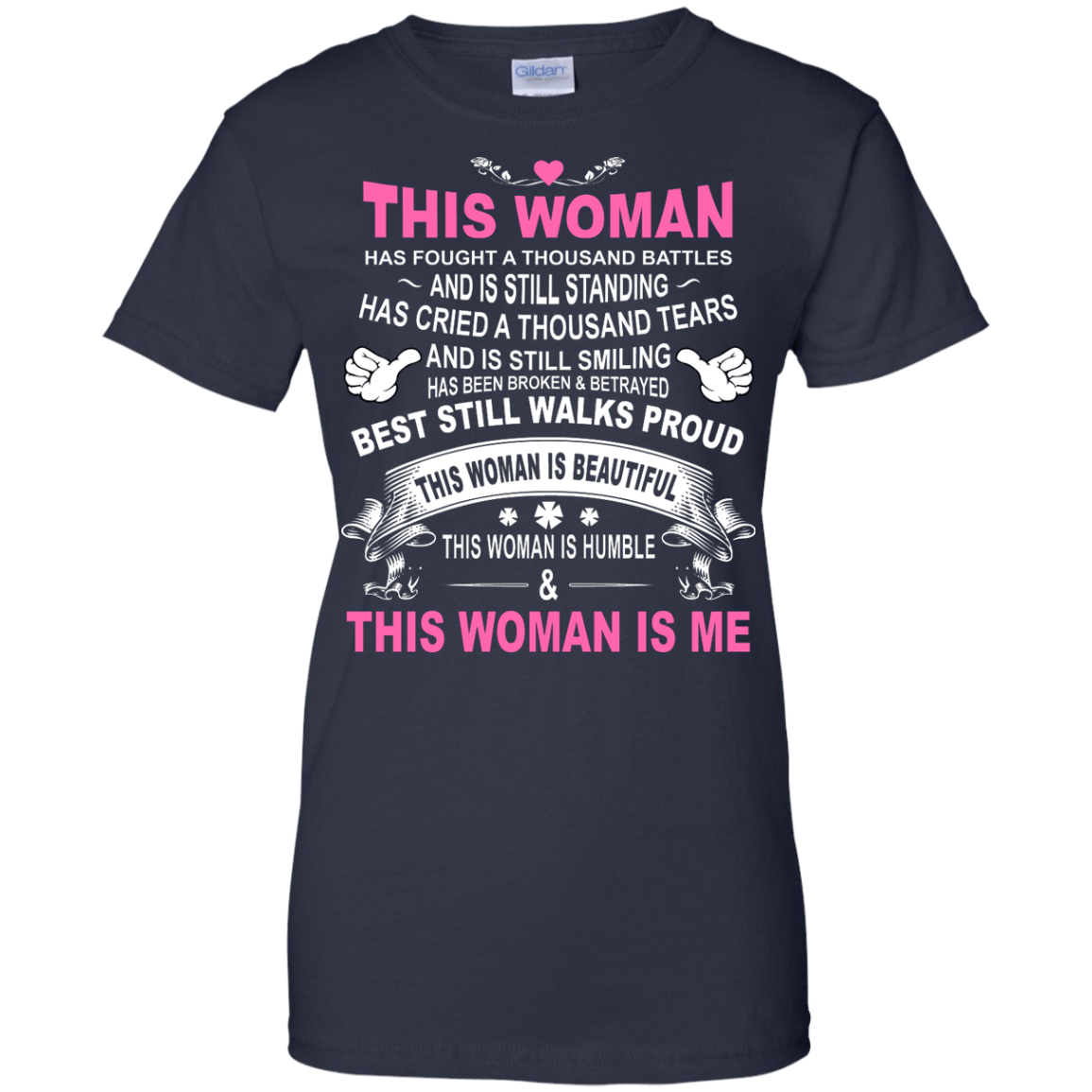 This Woman Has Fought A Thousand Battles This Woman Is Me T-Shirt & Tank Top | Teecentury.com