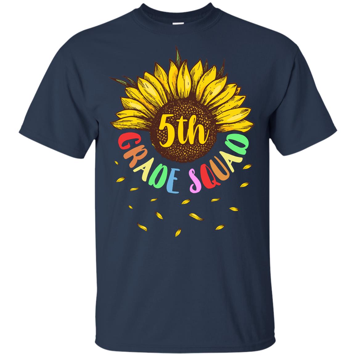 Sunflower 5th Grade Squad First Grade Teacher Youth Youth Shirt | Teecentury.com