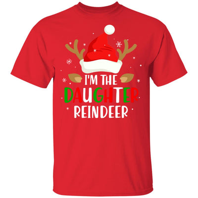 I'm The Daughter Reindeer Matching Family Christmas T-Shirt & Sweatshirt | Teecentury.com
