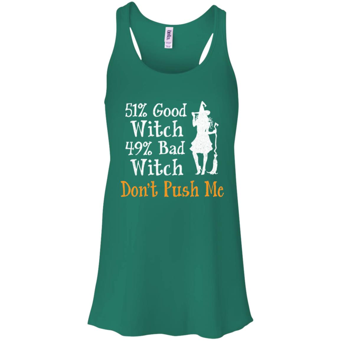 51% Good Witch 49% Bad Witch Halloween Costume Gift T-Shirt & Tank Top | Teecentury.com