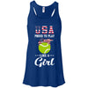 Usa Proud To Play Like A Girl Tennis T-Shirt & Tank Top | Teecentury.com