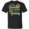 My Greatest Blessings Call Me Grammy Sunflower Gifts T-Shirt & Hoodie | Teecentury.com