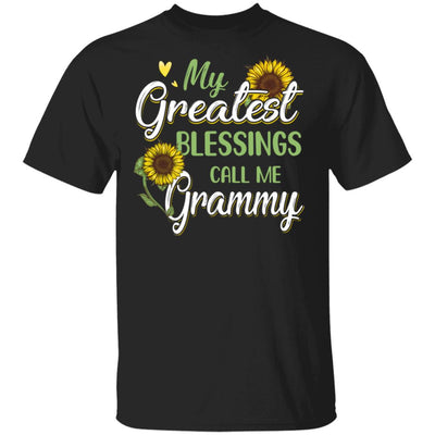 My Greatest Blessings Call Me Grammy Sunflower Gifts T-Shirt & Hoodie | Teecentury.com