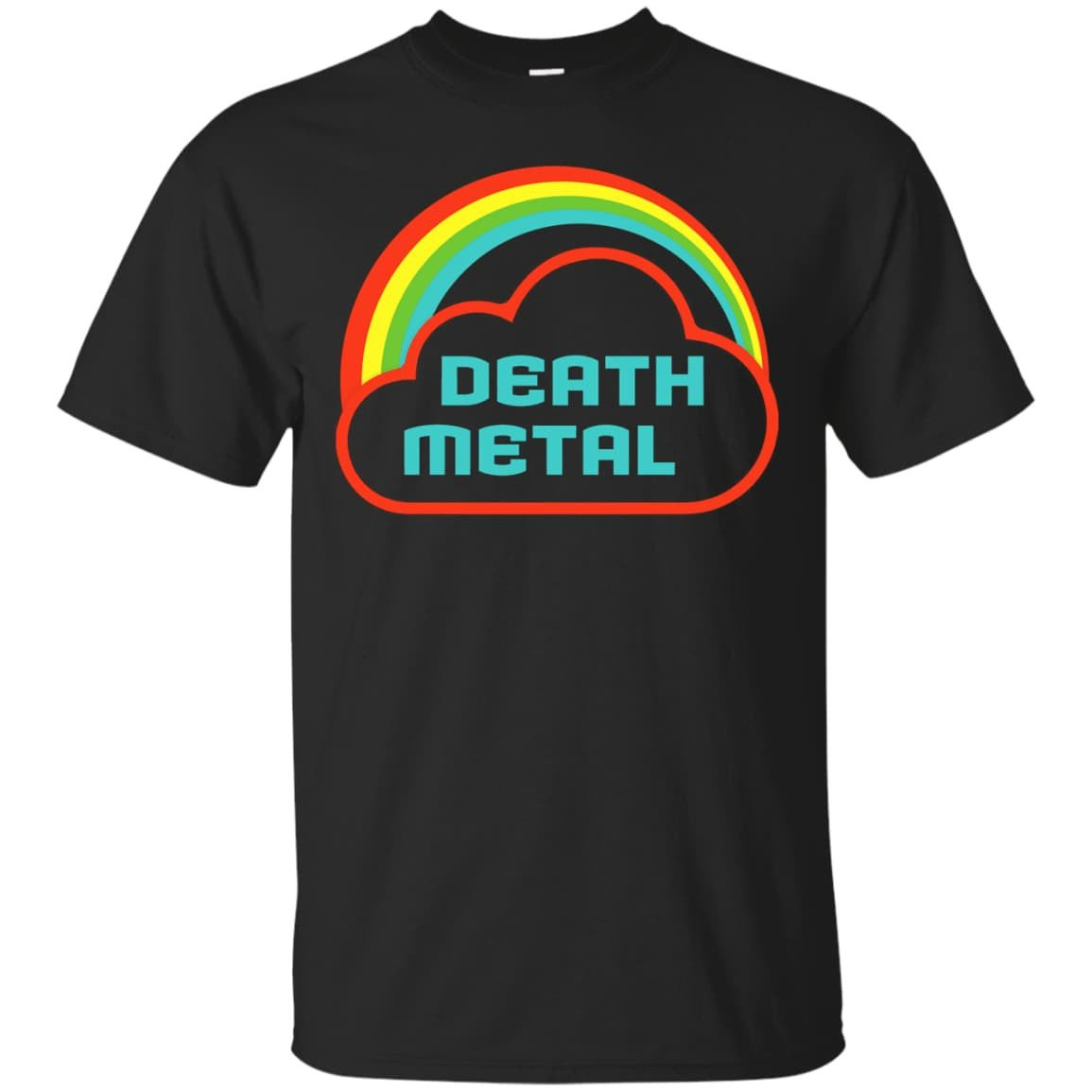 Death Metal Rainbow Rocker T-Shirt & Hoodie | Teecentury.com