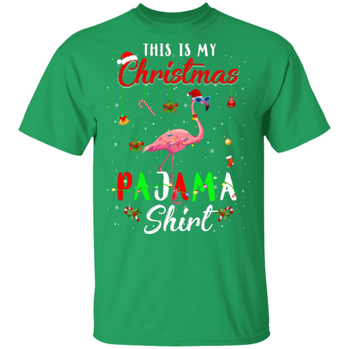 This Is My Christmas Pajama Flamingo Christmas Gifts T-Shirt & Sweatshirt | Teecentury.com