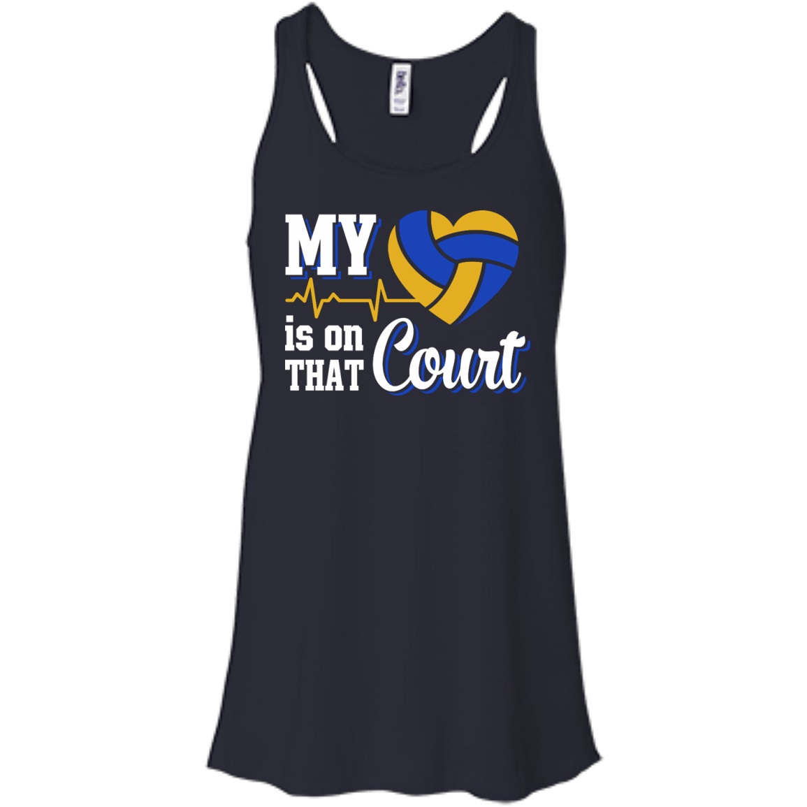 My Heart Is On That Court Volleyball T Shirt T-Shirt & Hoodie | Teecentury.com