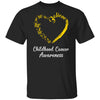 Butterfly Believe Childhood Cancer Awareness Ribbon Gifts T-Shirt & Hoodie | Teecentury.com