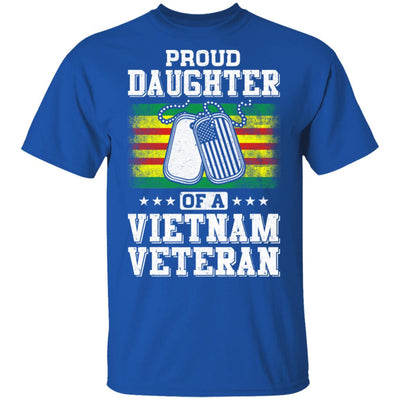 Proud Daughter Of A Veteran Dad Mom T-Shirt & Hoodie | Teecentury.com