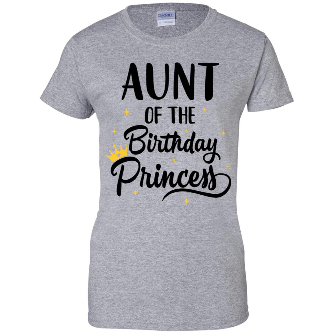 Aunt Of The Birthday Princess Matching Family Party T-Shirt & Hoodie | Teecentury.com