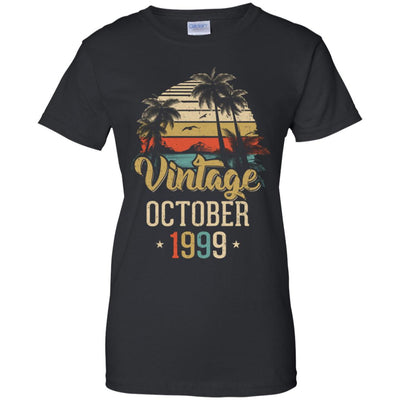 Retro Classic Vintage October 1999 23th Birthday Gift T-Shirt & Hoodie | Teecentury.com