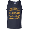 Never Underestimate An Old Man Who Was Born In January T-Shirt & Hoodie | Teecentury.com