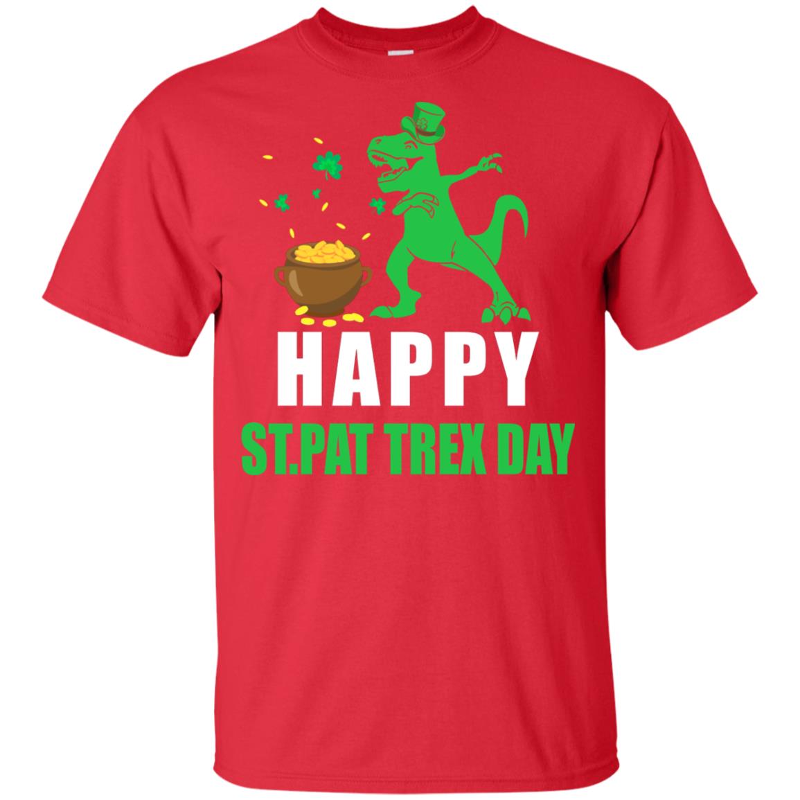Happy St Pat T-Rex Day Dinosaur St Patrick's Day Youth Youth Shirt | Teecentury.com