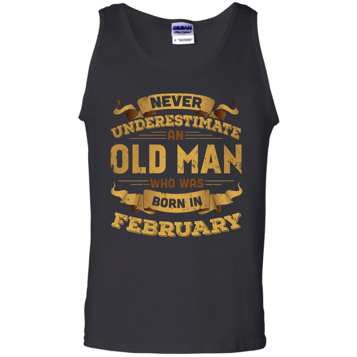 Never Underestimate An Old Man Who Was Born In February T-Shirt & Hoodie | Teecentury.com