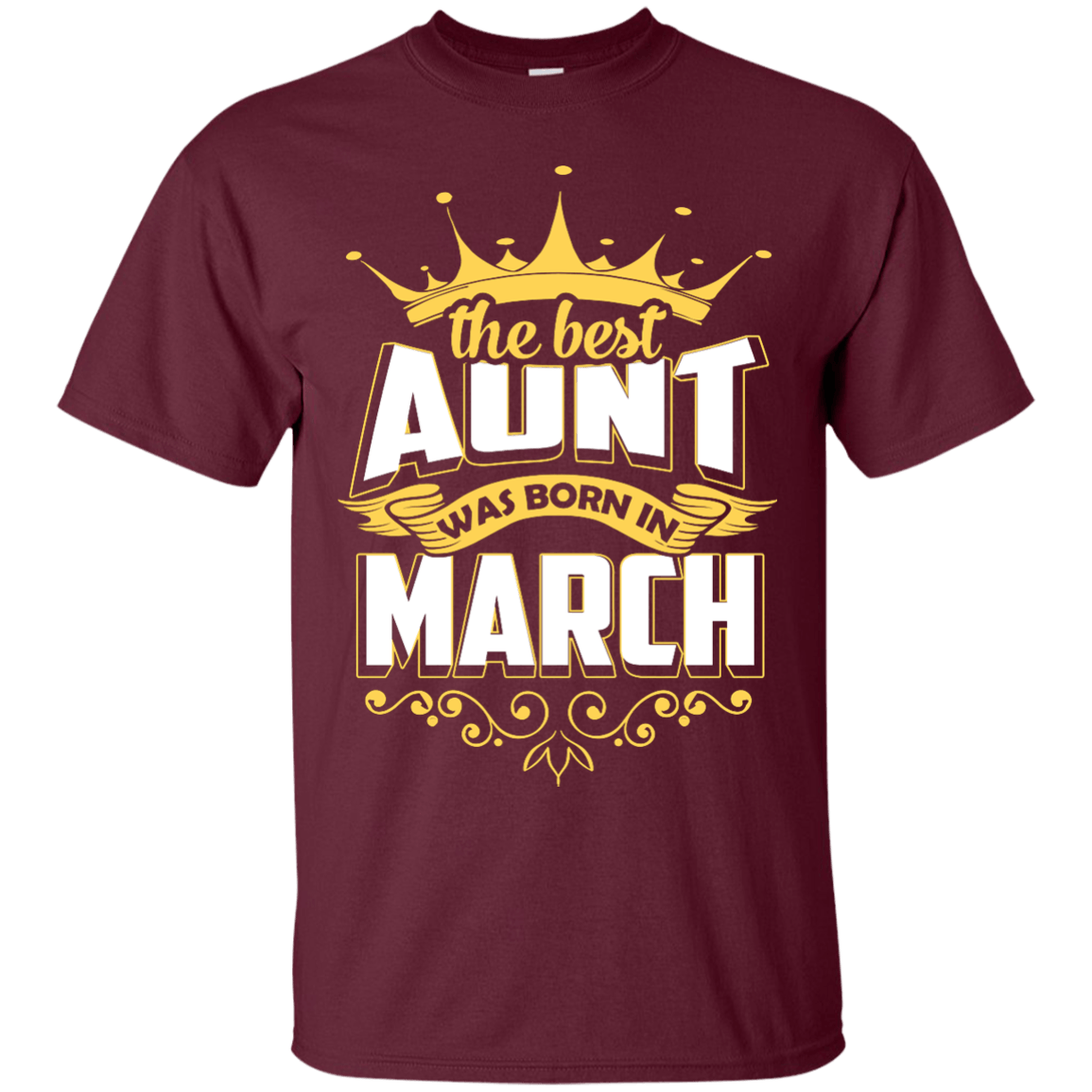 The Best Aunt Was Born In March T-Shirt & Hoodie | Teecentury.com