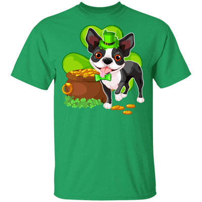 Boston St Patrick's Day Irish Dog Lover Funny Gifts T-Shirt & Hoodie | Teecentury.com