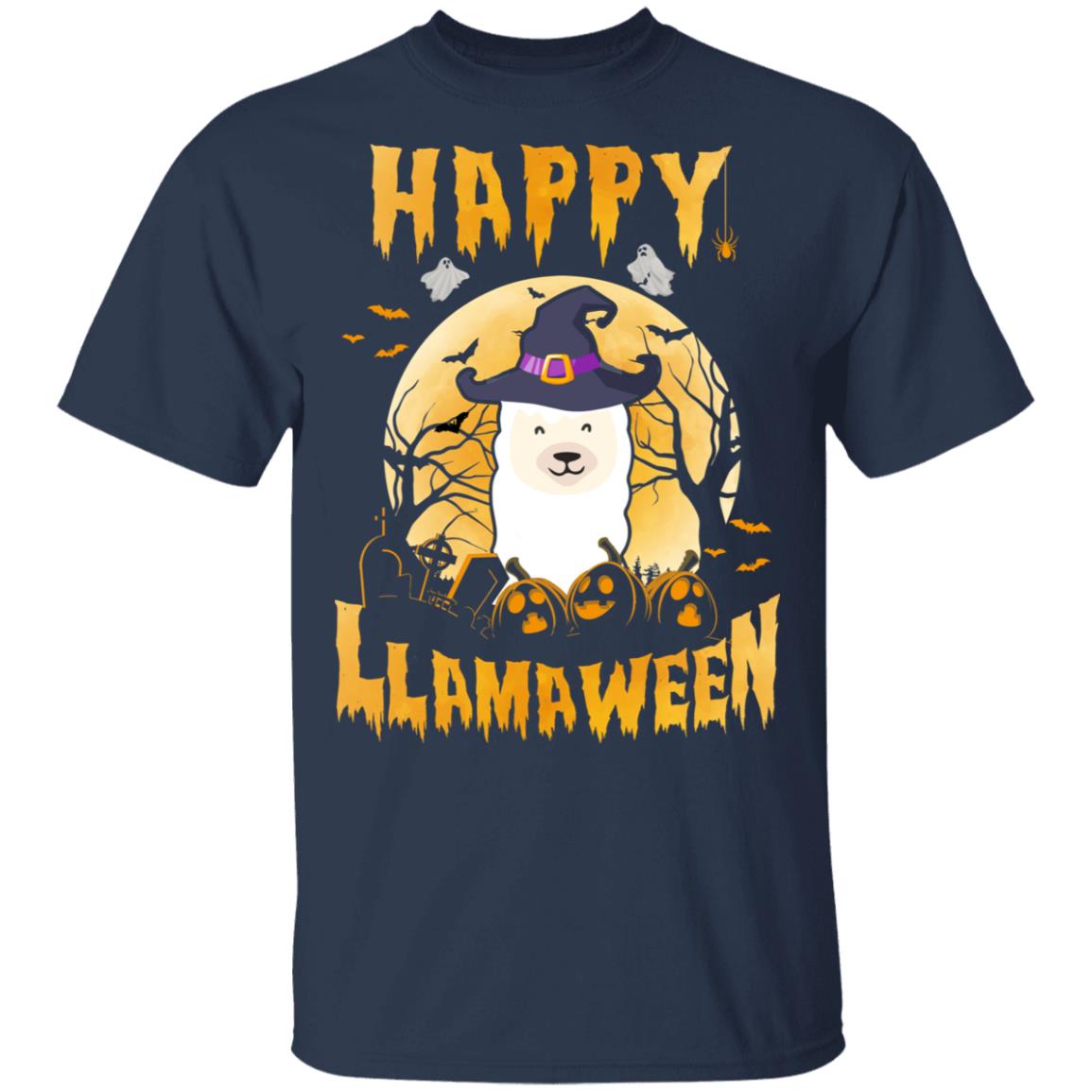 Halloween Llama Witch Costume Happy Llamaween T-Shirt & Tank Top | Teecentury.com