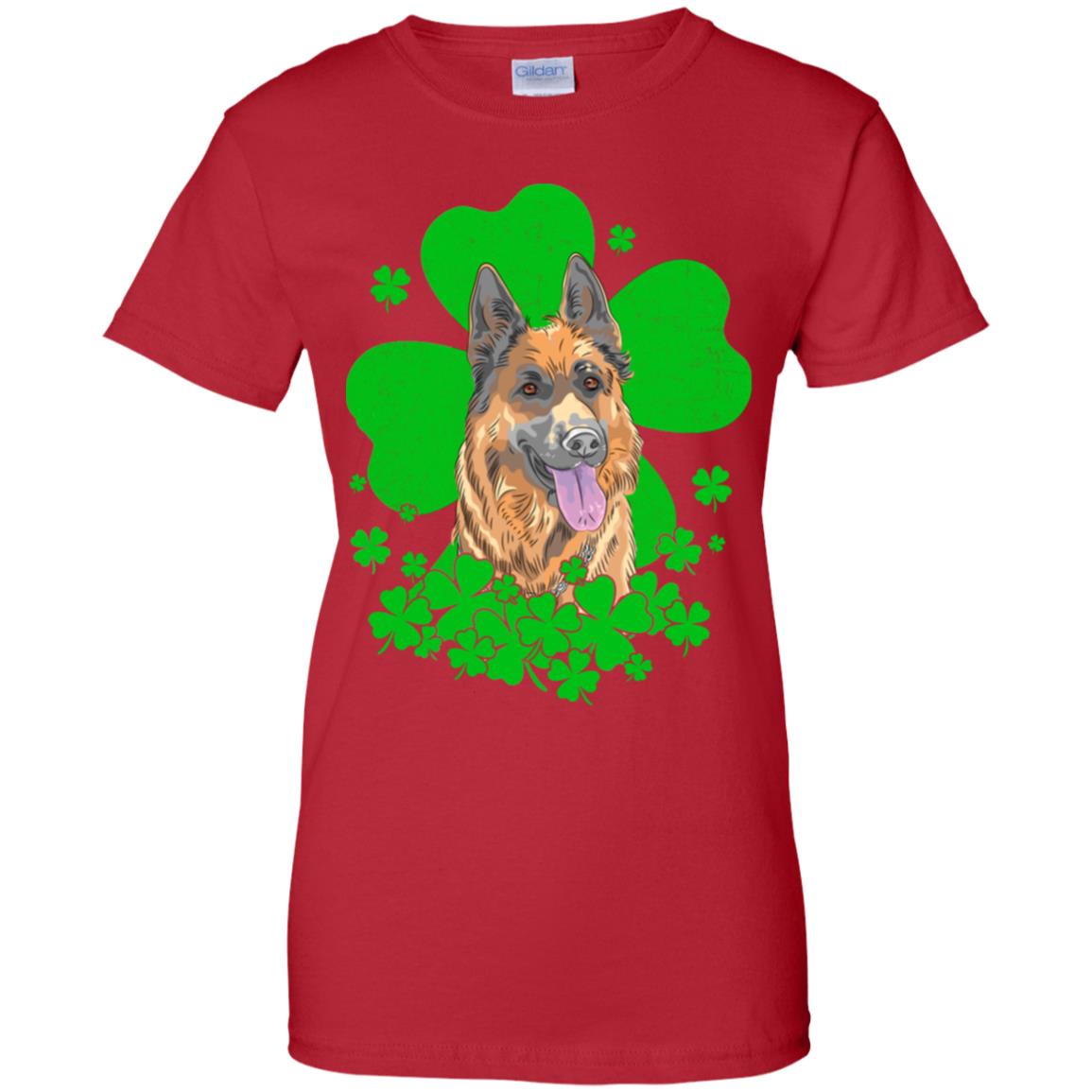 German Shepherd St. Patrick's Day Clovers T-Shirt & Hoodie | Teecentury.com