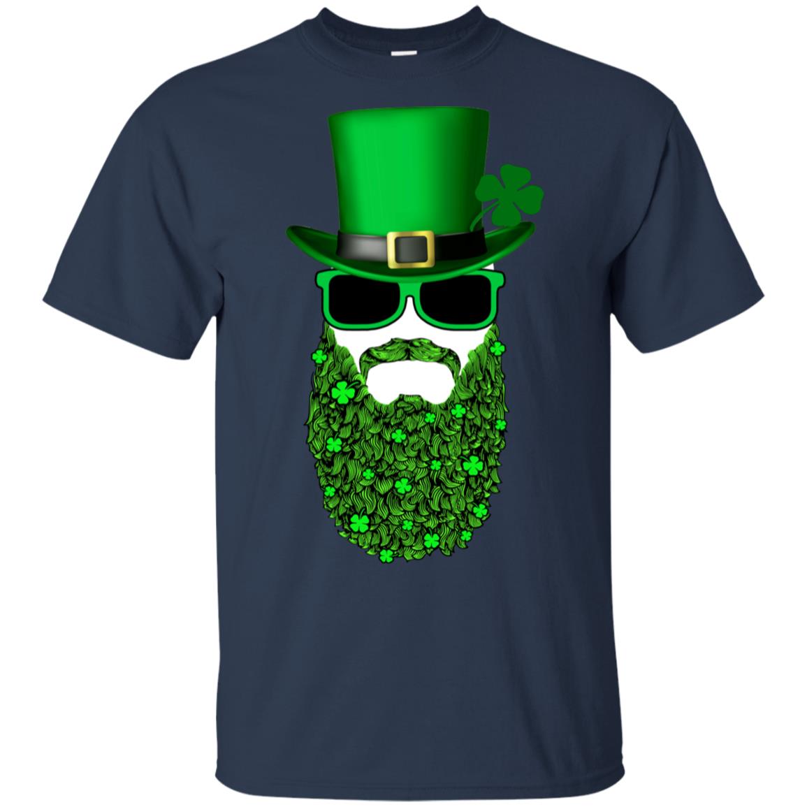 Bearded Man Moustache Leprechauns St Patrick's Day T-Shirt & Hoodie | Teecentury.com