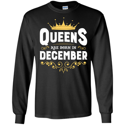 Queens Are Born In December T-Shirt & Hoodie | Teecentury.com