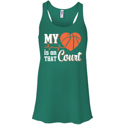 My Heart Is On That Court Basketball T-Shirt & Hoodie | Teecentury.com