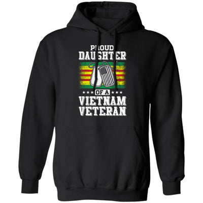 Proud Daughter Of A Veteran Dad Mom T-Shirt & Hoodie | Teecentury.com