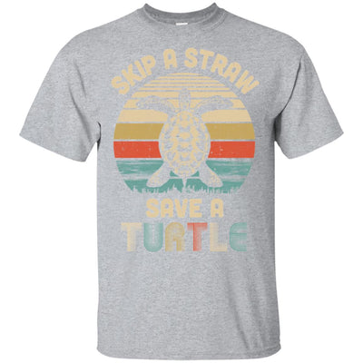 Retro Vintage Skip A Straw Save A Turtle Save Turtles T-Shirt & Hoodie | Teecentury.com