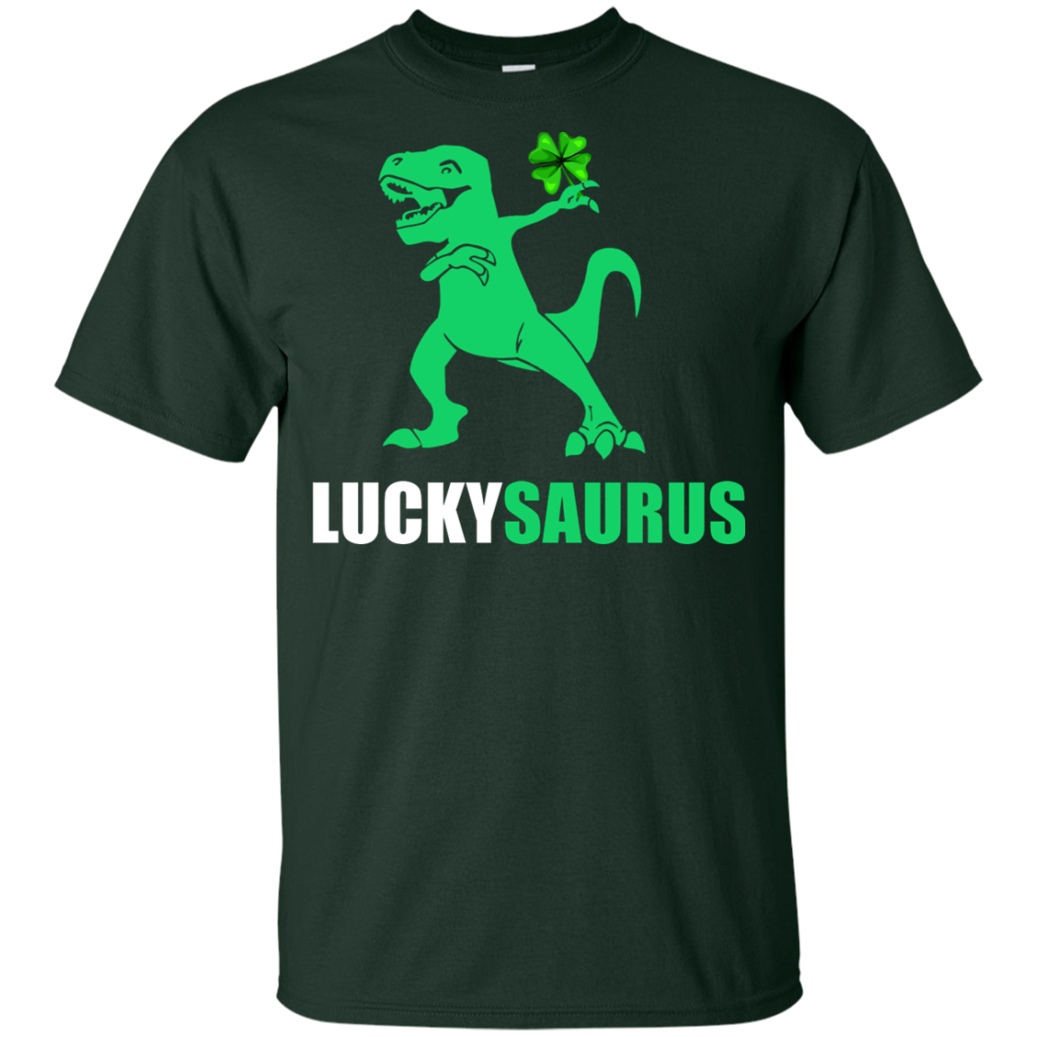 Irish Dinosaur Leprechaun St Patricks Day Luckysaurus Youth Youth Shirt | Teecentury.com