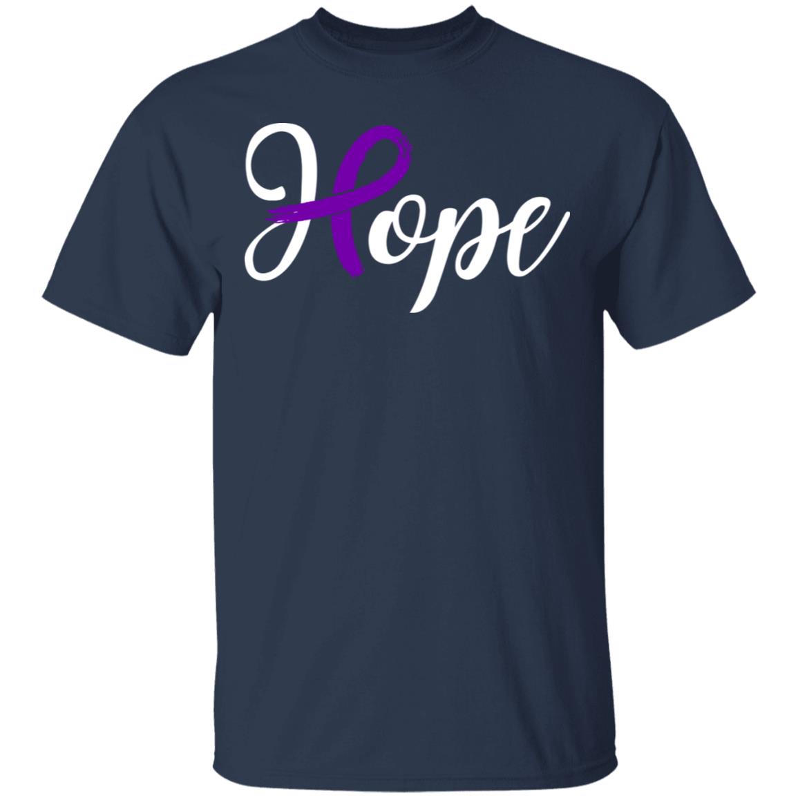 Alzheimer's Lupus Awareness Purple Ribbon Hope T-Shirt & Hoodie | Teecentury.com