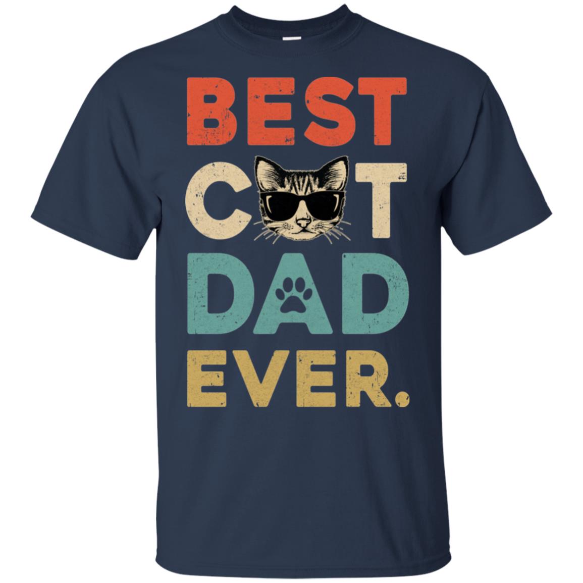 Vintage Best Cat Dad Ever Cat Daddy Gift T-Shirt & Hoodie | Teecentury.com