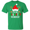 I'm The Daughter Reindeer Matching Family Christmas T-Shirt & Sweatshirt | Teecentury.com