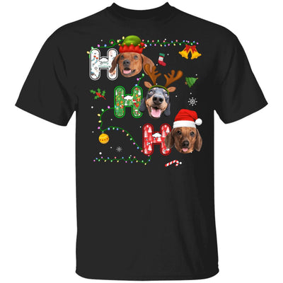 Christmas Ho Ho Ho Dachshund Lover Funny Xmas Gift T-Shirt & Sweatshirt | Teecentury.com