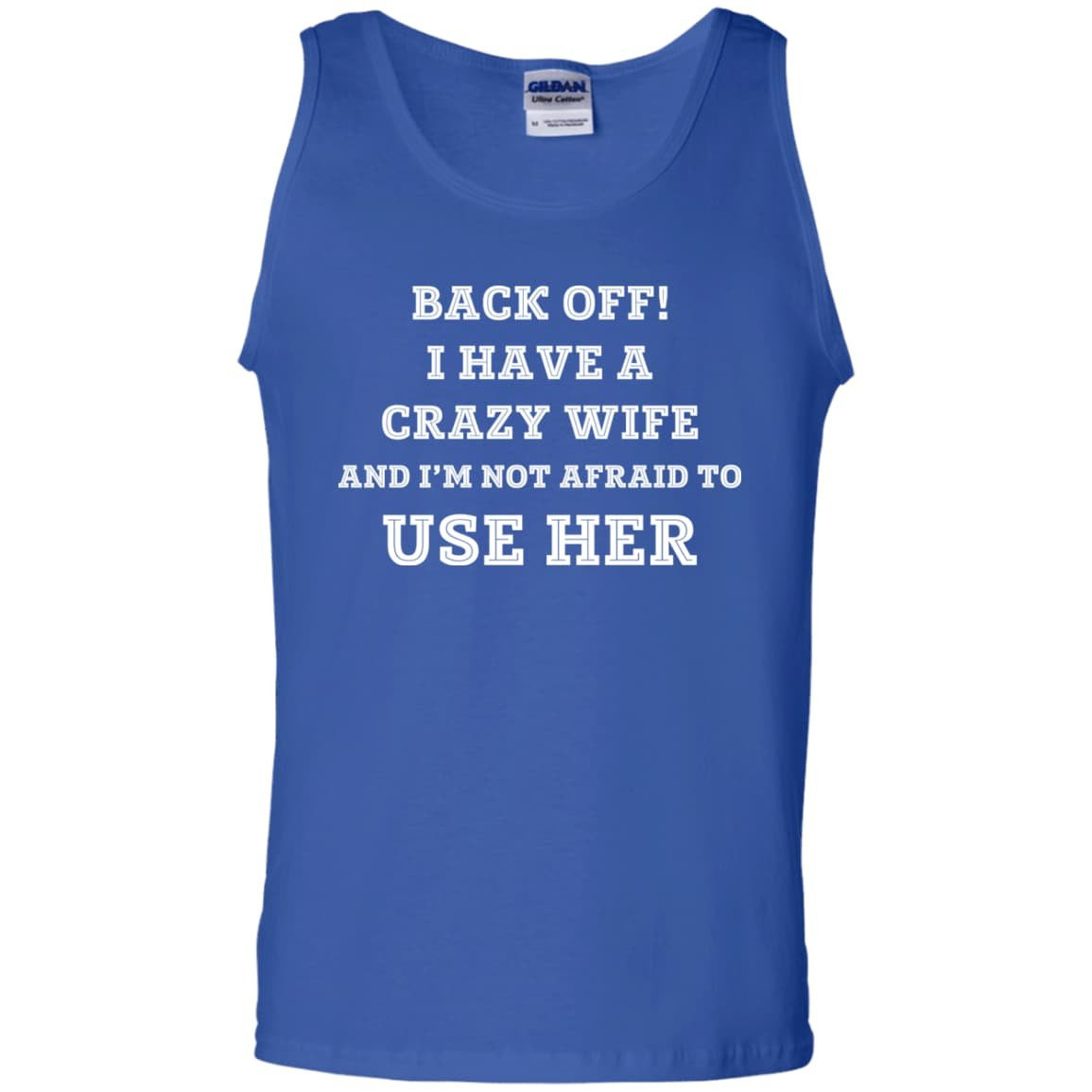 BACK OFF I HAVE A CRAZY WIFE T-Shirt & Hoodie | Teecentury.com