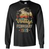 Retro Classic Vintage February 1989 33th Birthday Gift T-Shirt & Hoodie | Teecentury.com