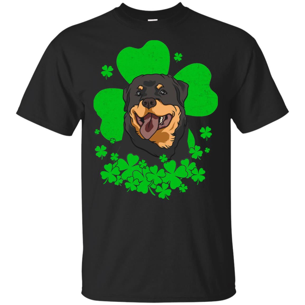 Rottweiler St. Patrick's Day Clovers T-Shirt & Hoodie | Teecentury.com