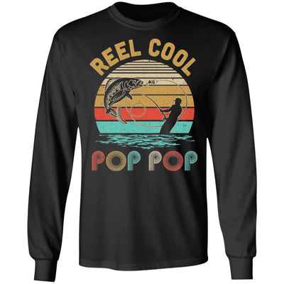 Vintage Reel Cool Pop Pop Fish Fishing Father's Day Gift T-Shirt & Hoodie | Teecentury.com