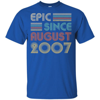 Epic Since August 2007 15th Birthday Gift 15 Yrs Old T-Shirt & Hoodie | Teecentury.com