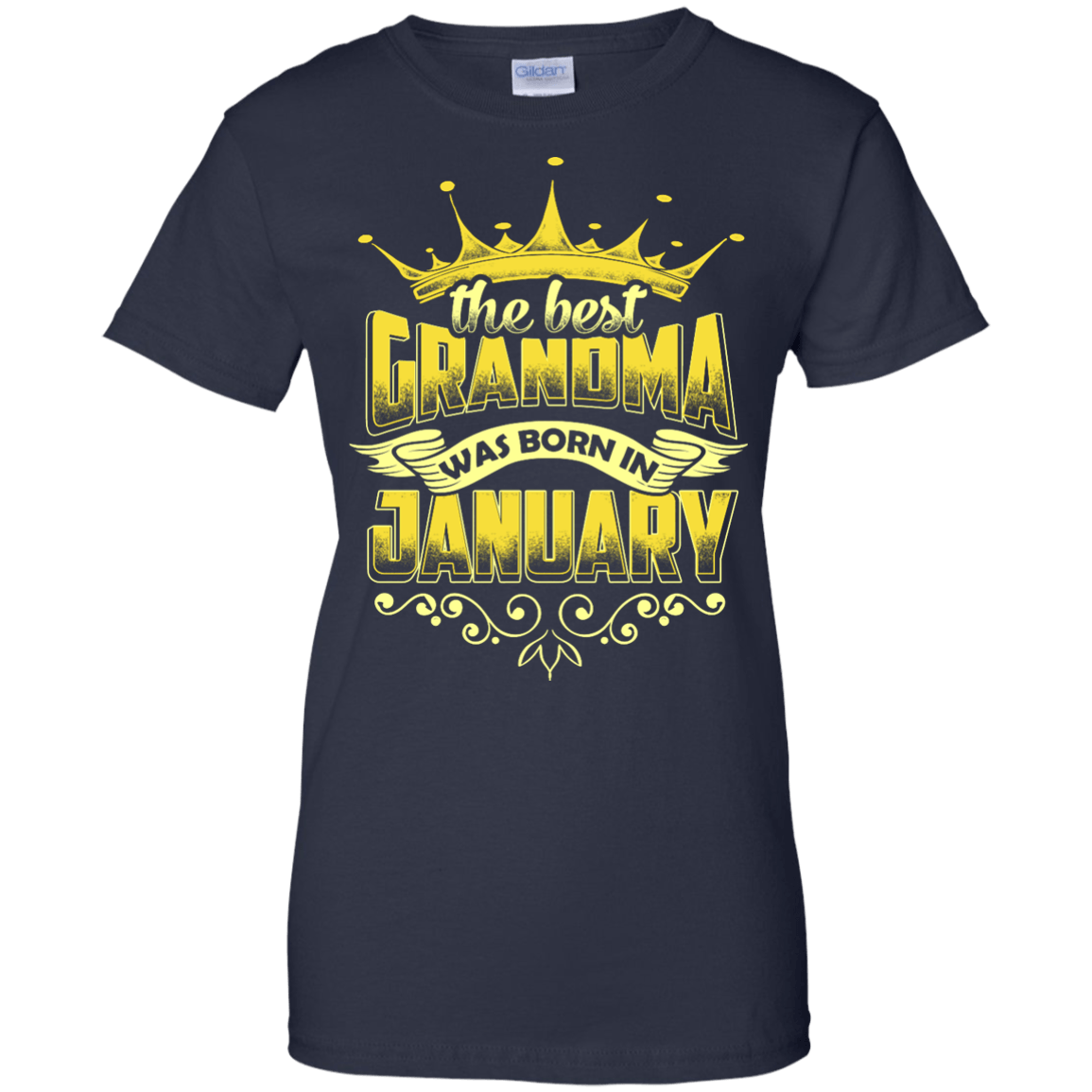 The Best Grandma Was Born In January T-Shirt & Hoodie | Teecentury.com