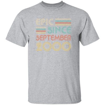 Epic Since September 2000 Vintage 22th Birthday Gifts T-Shirt & Hoodie | Teecentury.com