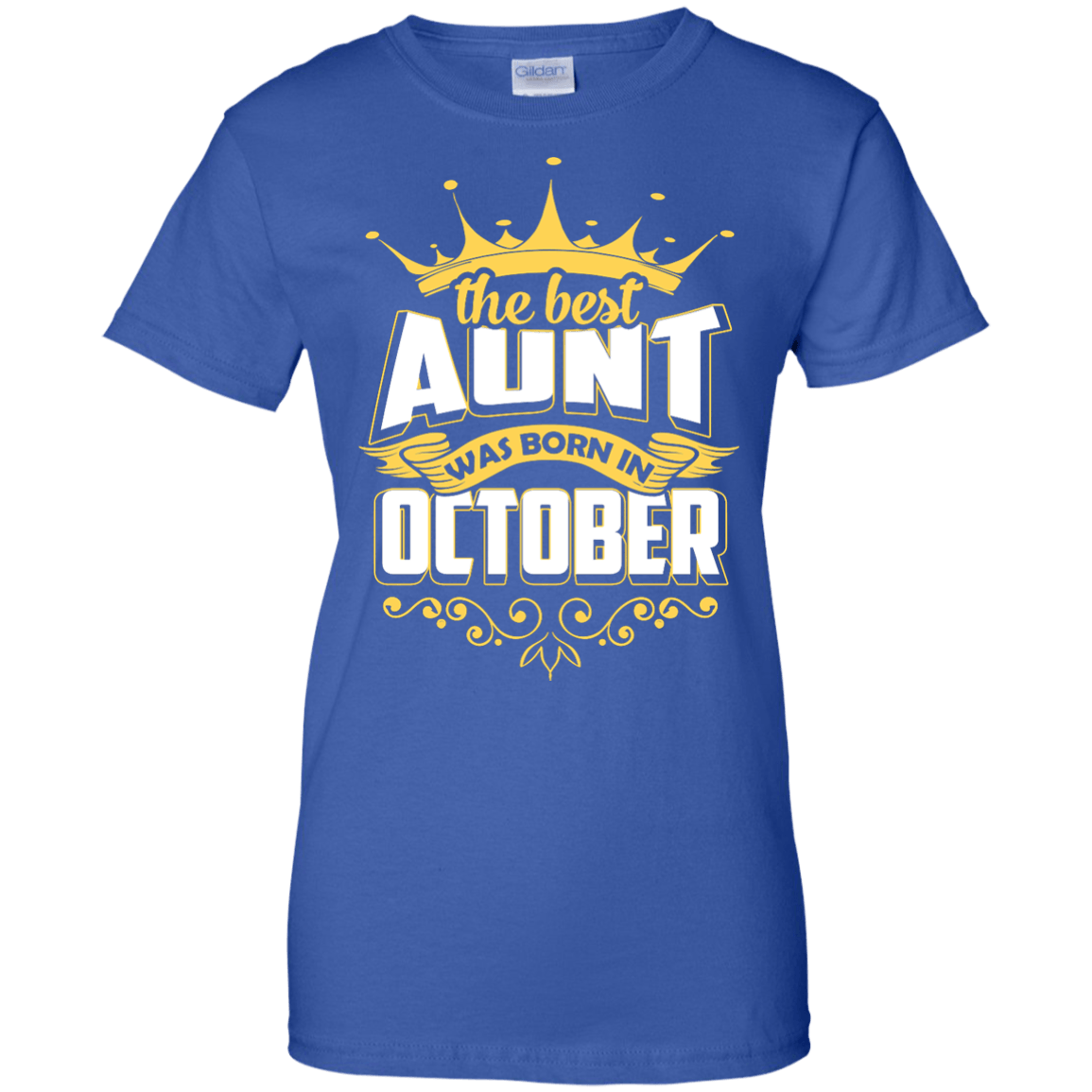 The Best Aunt Was Born In October T-Shirt & Hoodie | Teecentury.com